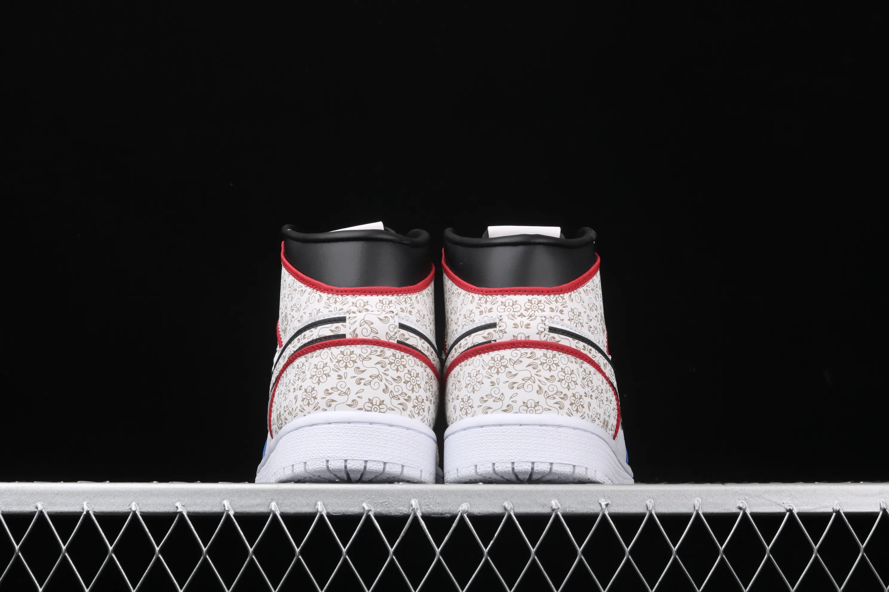 All categories Air Jordan Jordan series basketball shoes Air Jordan 1 Mid The Shoe Surgeon x Air Jordan 1 "Day of the Dead" AJ1 Joe 1 Day of the Dead retro high-top versatile cultural basketball shoes BQ6827-100